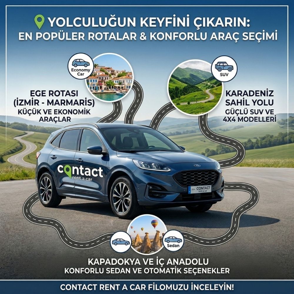 Yolculuğun Keyfini Çıkarın: En Popüler Rotalar ve Konforlu Araç Seçimi